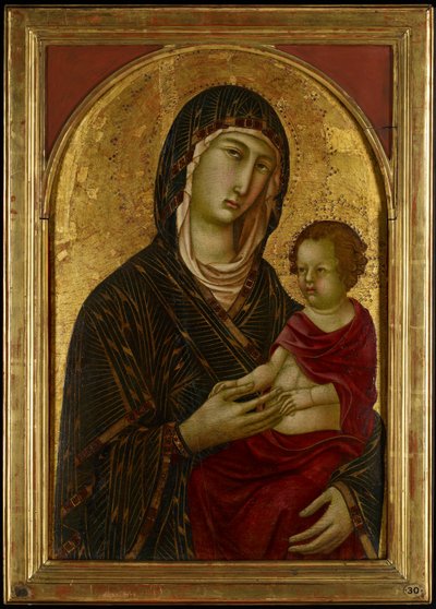 Madonna y el Niño, c.1310 de Segna di Bonaventura